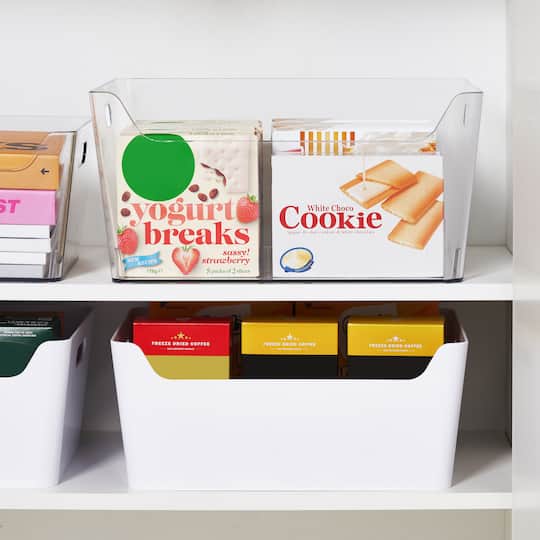 Extra Large Clear Open Storage Bin by Simply Tidy®